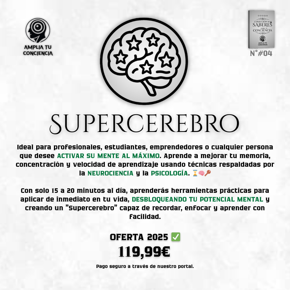 Supercerebro - Mejora tu memoria, concentración y capacidad de aprendizaje.